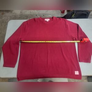 Eddie Bauer Crew Neck Sweater - Men's XXL - Red - 1990s VTG